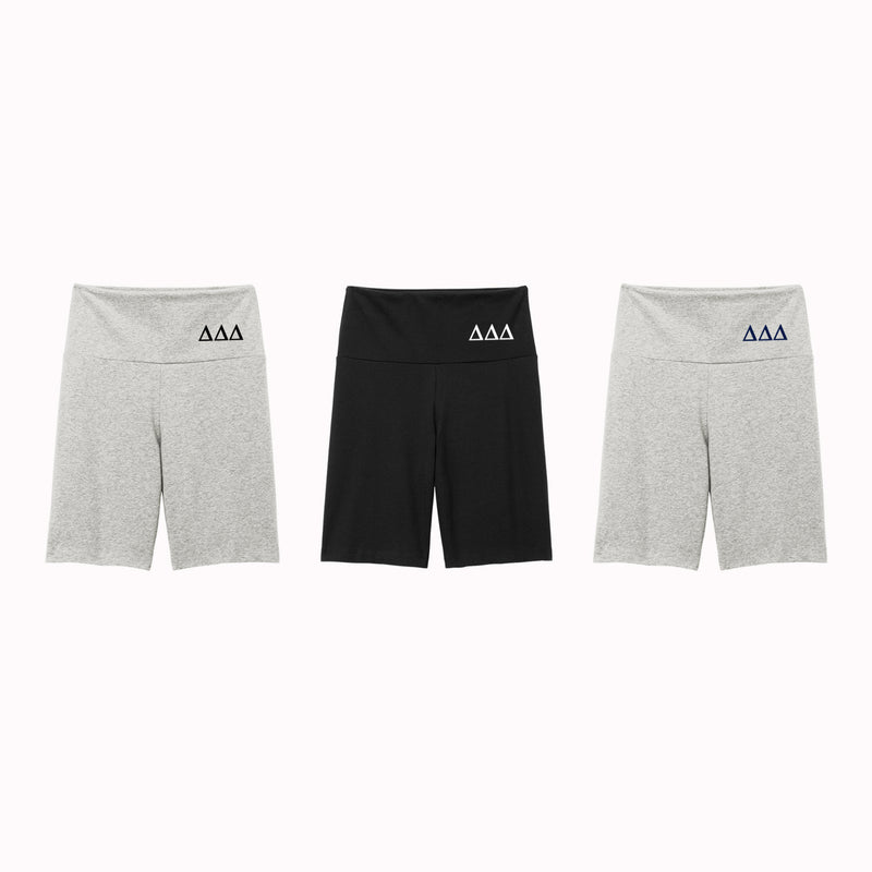 Delta Delta Delta High Waist Bike Shorts