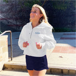 Delta Delta Delta lululemon Scuba Oversized Half-Zip Hoodie - White