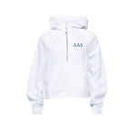 Delta Delta Delta lululemon Scuba Oversized Half-Zip Hoodie - White