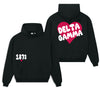 Delta Gamma Boxy Heart Pullover Hoodie