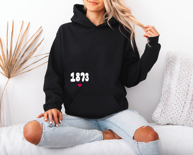 Delta Gamma Boxy Heart Pullover Hoodie