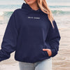 Delta Gamma Oversized Pullover Hoodie with Wordmark