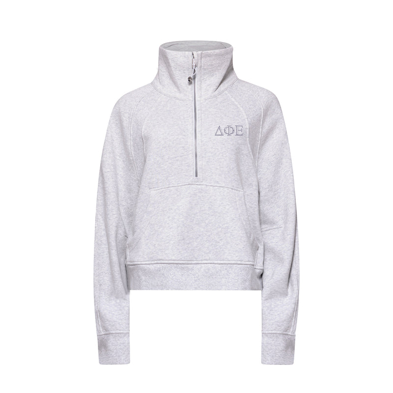 Phide Leteers Delta Phi Epsilon lululemon Scuba Oversized Funnel-Neck Half Zip ...