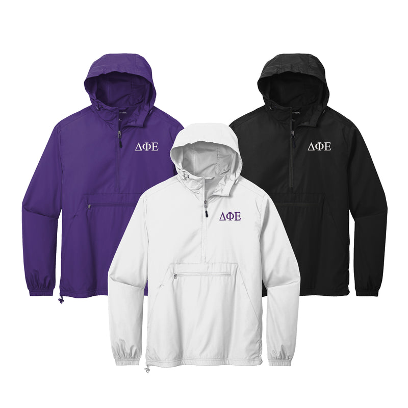 Phide Leteers Delta Phi Epsilon Windbreaker - Letters – Sorority Letters Shop
