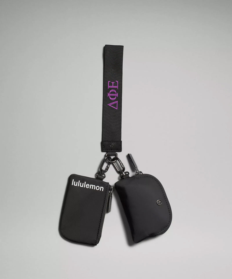 Delta Phi Epsilon lululemon Dual Pouch Wristlet