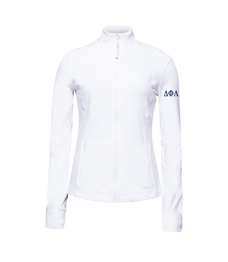 Delta Phi Lambda lululemon Define Jacket - White