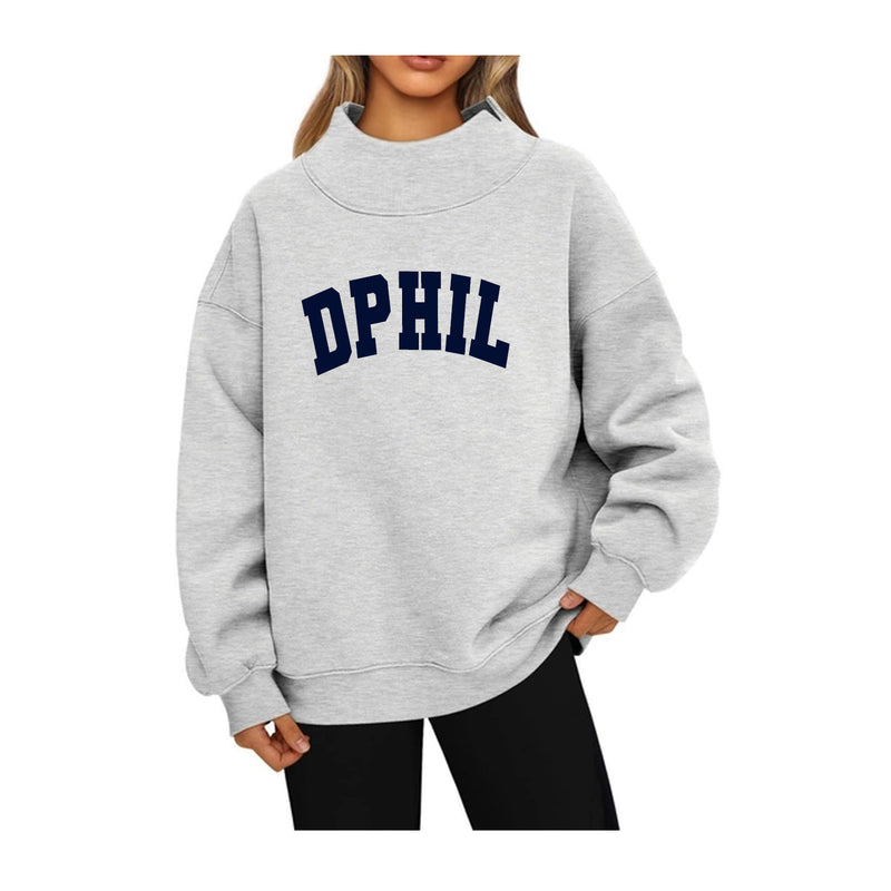 Delta Phi Lambda Mock Neck Sweatshirt - DPHIL