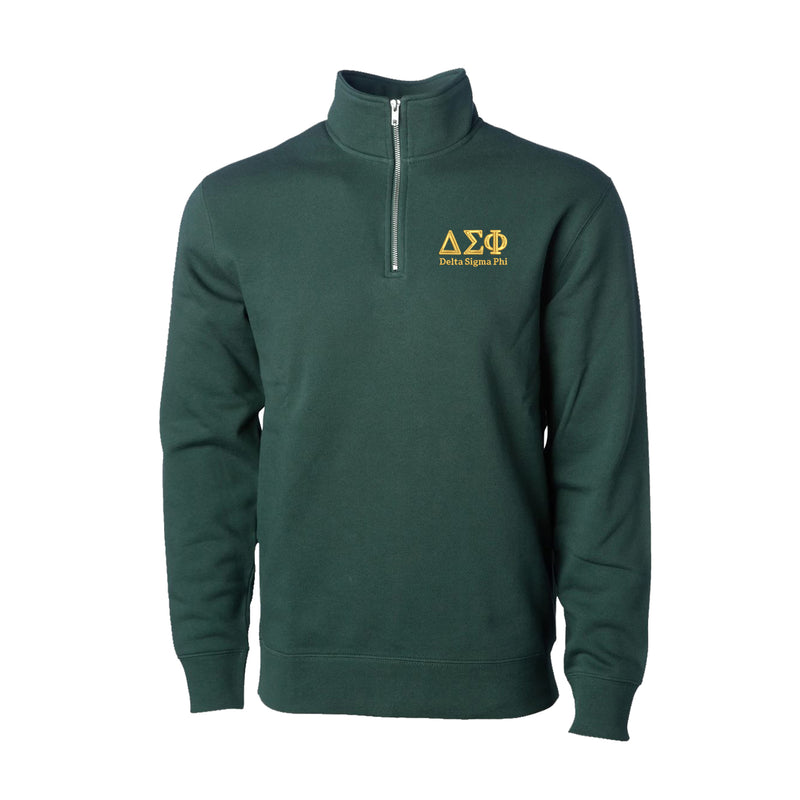 Delta Sigma Phi Quarter Zip Sweatshirt