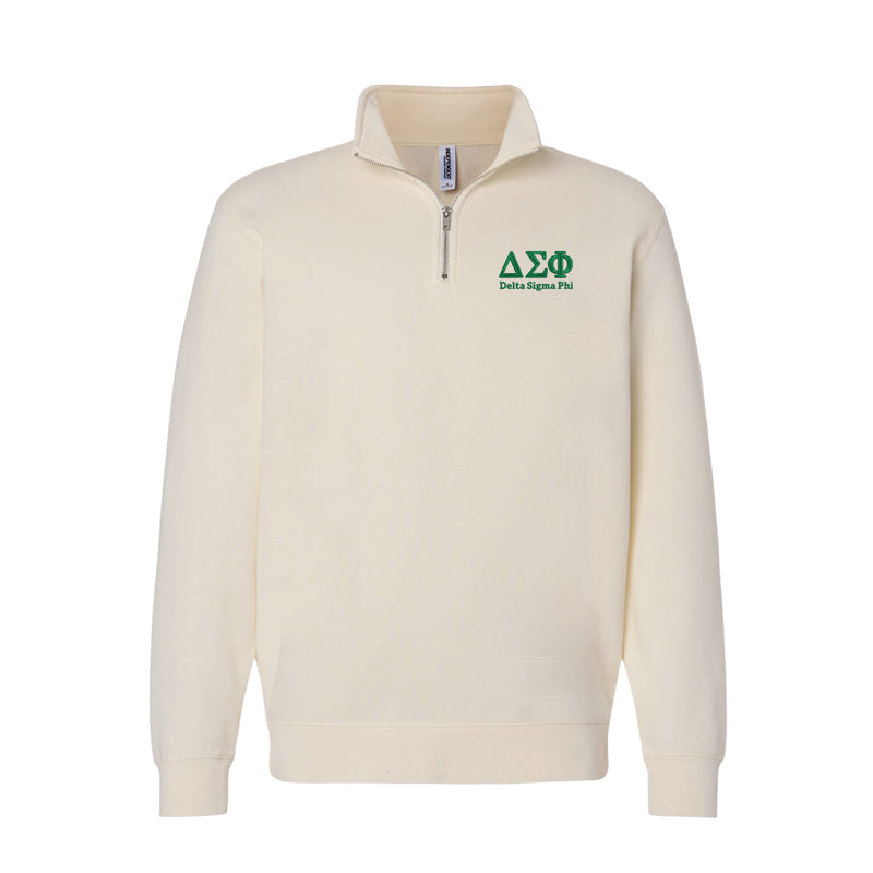 Delta Sigma Phi Quarter Zip Sweatshirt