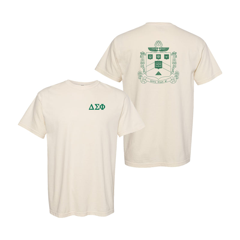 Delta Sigma Phi Comfort Colors Tshirt - Crest