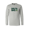 Delta Sigma Phi Long Sleeve Tee - Delta Sig Siggy Logo