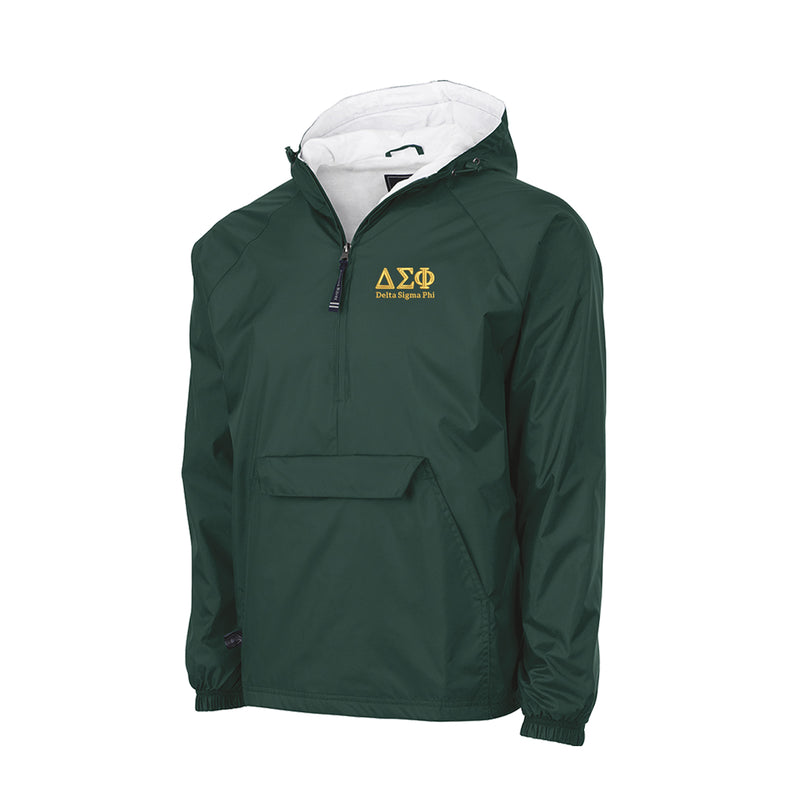 Delta Sigma Phi Flannel Lined Windbreaker