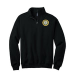 Delta Sigma Phi Quarter Zip Pullover Sweatshirt - Seal