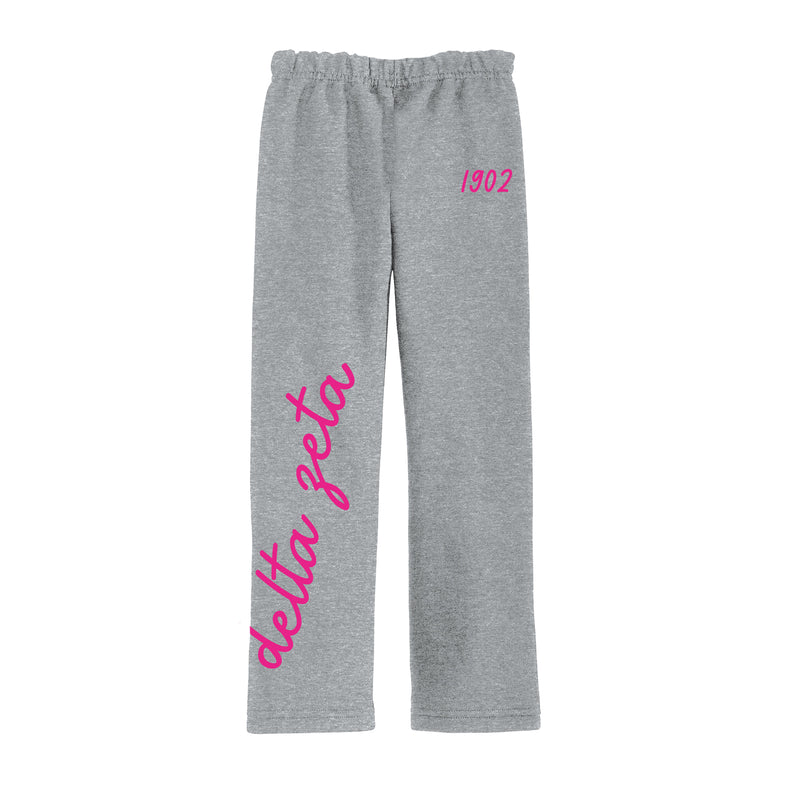 Delta Zeta 1902 Avenue Straight Leg Sweats