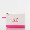Delta Zeta Canvas Cosmetic Bag