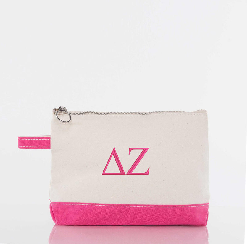 Delta Zeta Canvas Cosmetic Bag