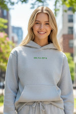 Delta Zeta Cloud Fleece Fave Fit Hoodie - Wordmark