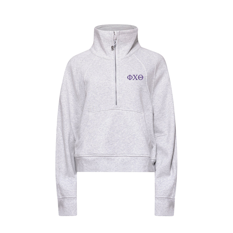 Phi Chi Theta lululemon Scuba Oversized Funnel-Neck Half Zip