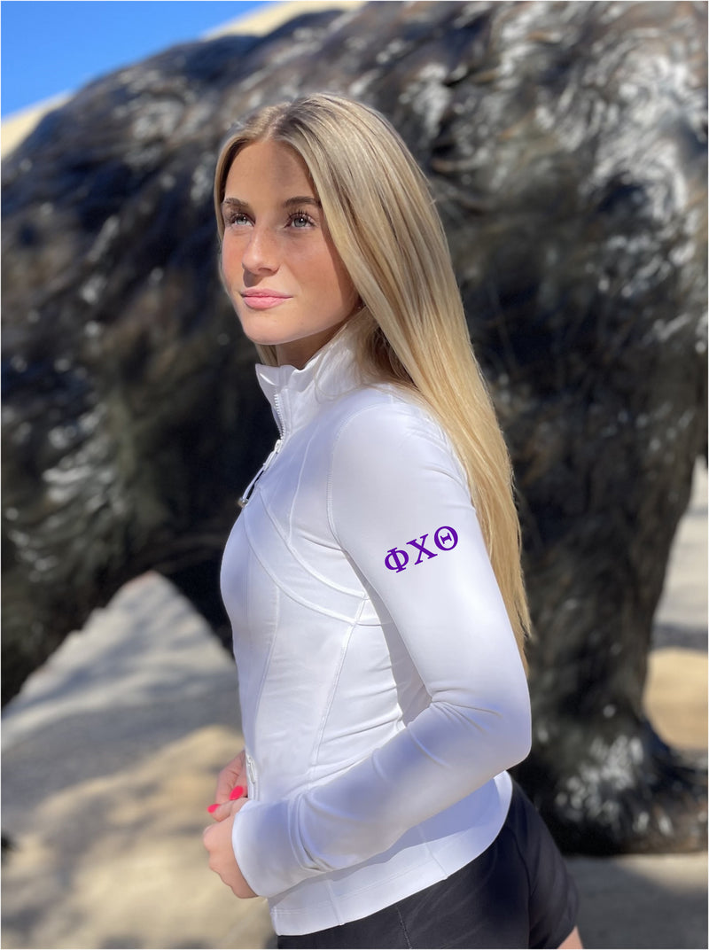 Phi Chi Theta lululemon Define Jacket - White
