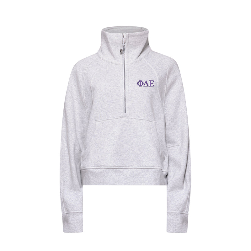 Phi Delta Epsilon lululemon Scuba Oversized Funnel-Neck Half Zip