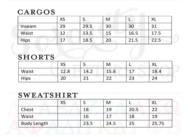 Chi Omega Fave Fit Shorts