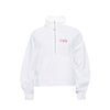 Gamma Phi Beta lululemon Scuba Oversized Funnel-Neck Half Zip - White