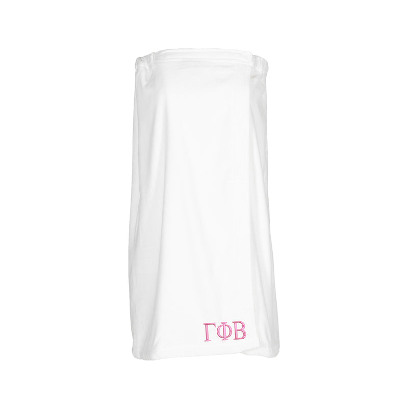 Gamma Phi Beta Terry Velour Spa Wrap