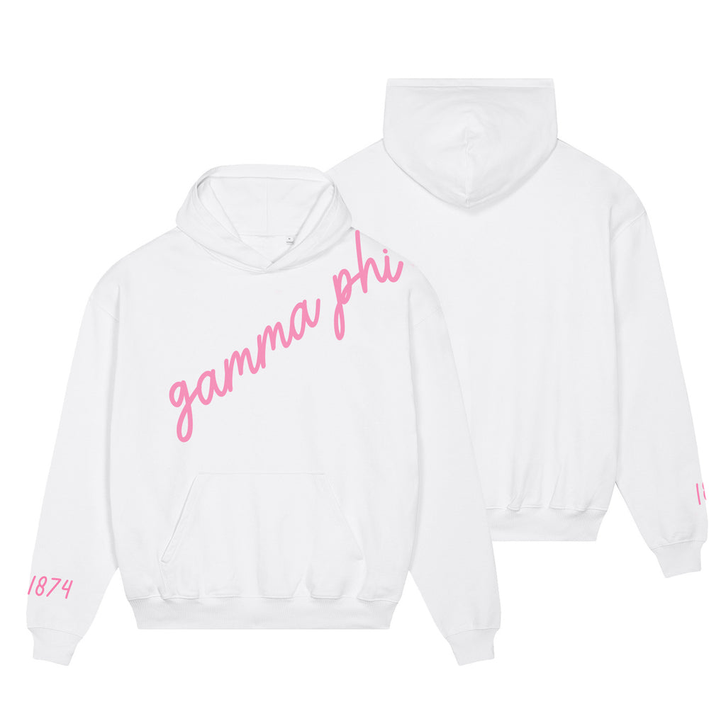 Gamma Phi Beta 1874 Avenue Pullover Hoodie – Sorority Letters Shop