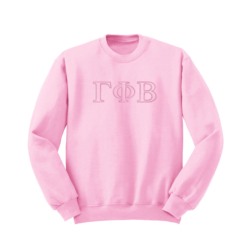 Gamma Phi Beta Outline Monochromatic Crewneck