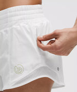 Kappa Delta lululemon Hotty Hot High-Rise Lined Short 2.5" - White - Nautilus
