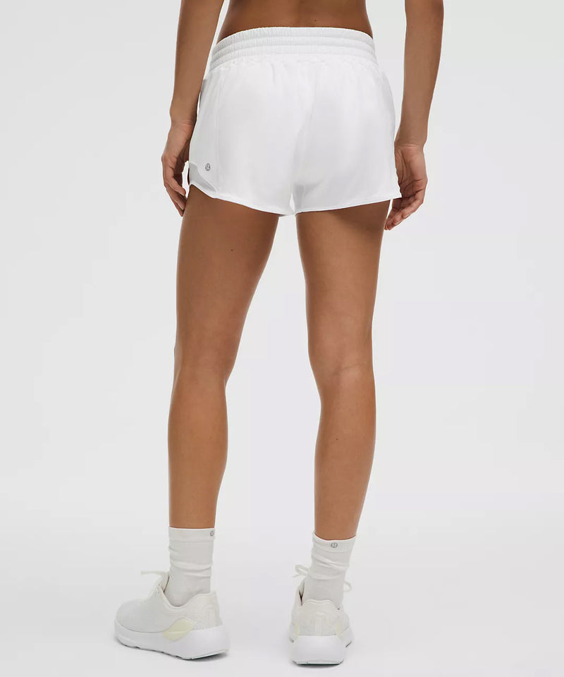 Kappa Beta Gamma lululemon Hotty Hot High-Rise Lined Short 2.5" - White