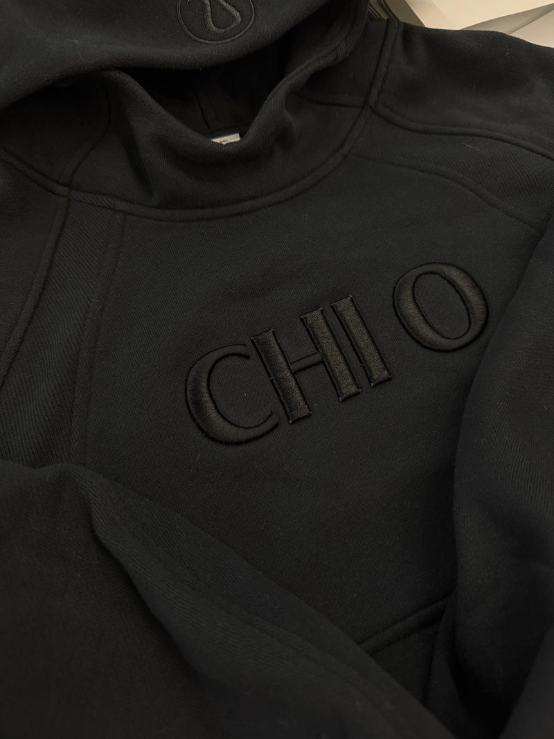 Chi Omega lululemon Scuba Oversized Hoodie - Black