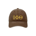 Iota Phi Theta Beach Washed Hat - Letters