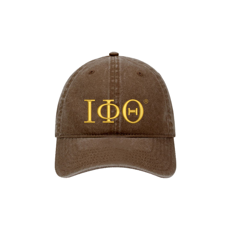 Iota Phi Theta Beach Washed Hat - Letters