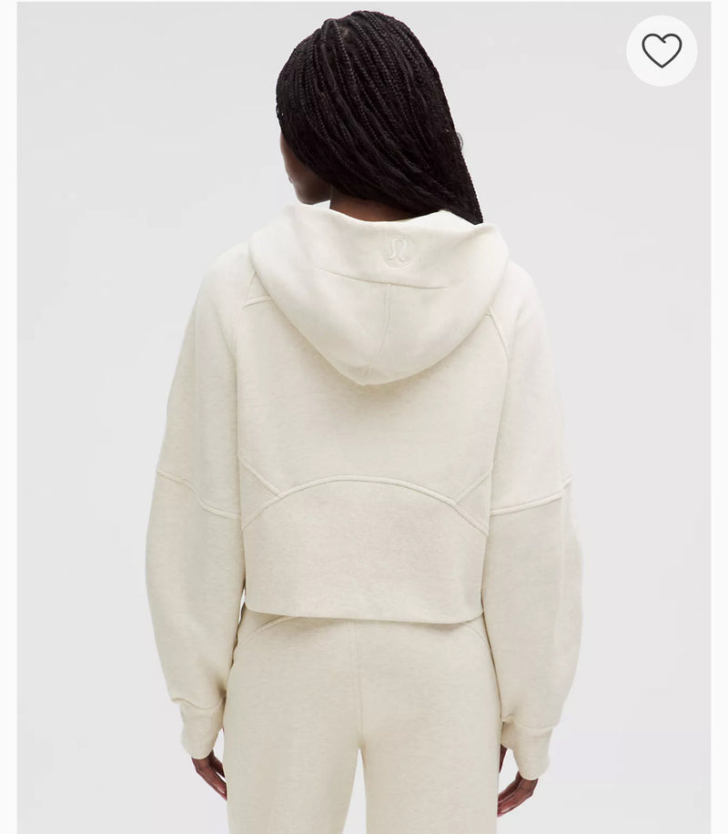 Sorority Letters lululemon Scuba Hoodie - Light Ivory / Gold