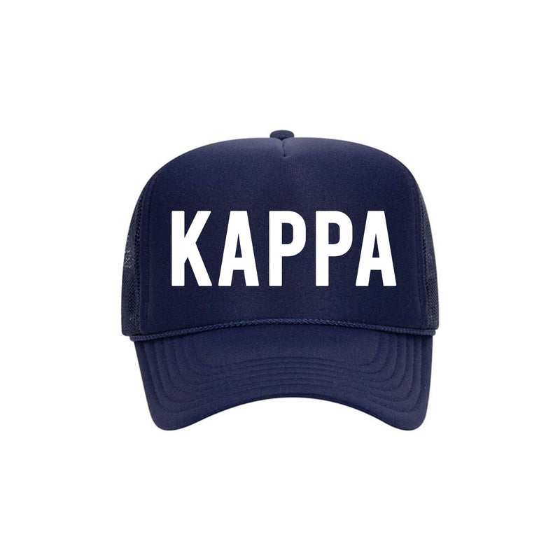 Kappa Kappa Gamma Trucker Hat - KAPPA