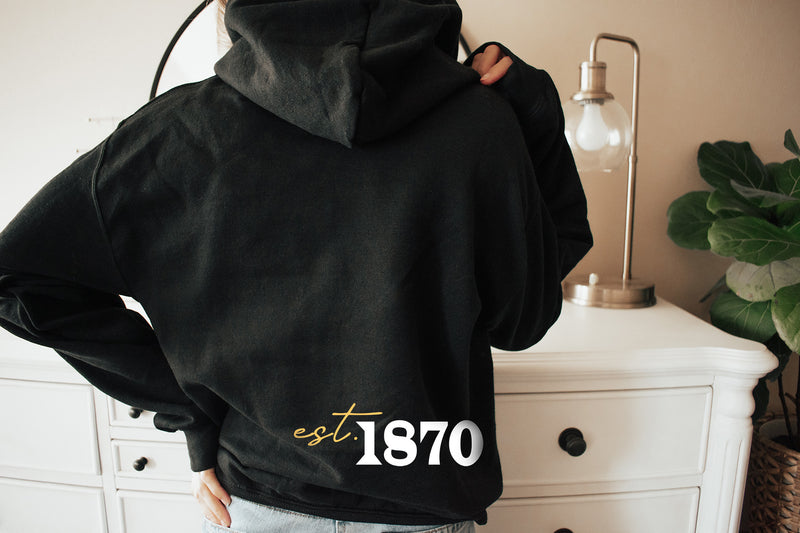 Kappa Alpha Theta Boxy Cheetah 1870 Hoodie