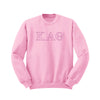 Kappa alpha Theta Outline Monochromatic Crewneck