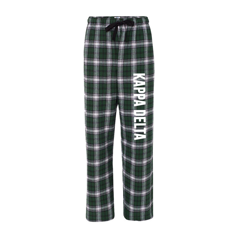 Kappa Delta Flannel Pants - Printed