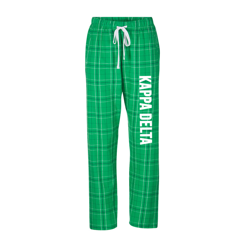 Kappa Delta Flannel Pants - Printed