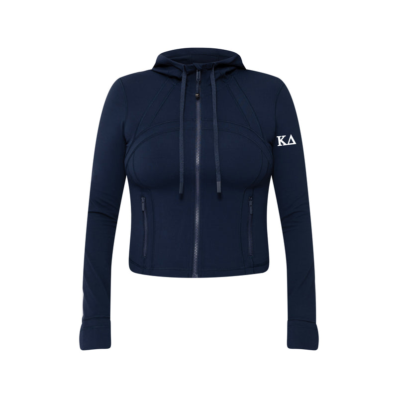 Kappa Delta lululemon Define Cropped Hooded Jacket Nulu - NAVY