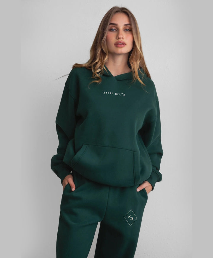Kappa Delta Cloud Fleece Oversized Pullover Hoodie - KAPPA DELTA