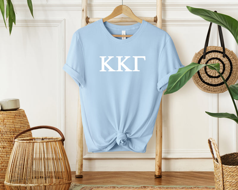 Kappa Kappa Gamma Short Sleeve T-Shirt - Greek Letter Tee