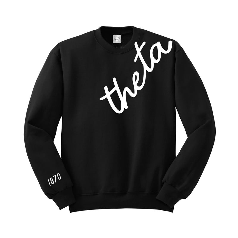 Kappa Alpha Theta 1870 Avenue Crewneck