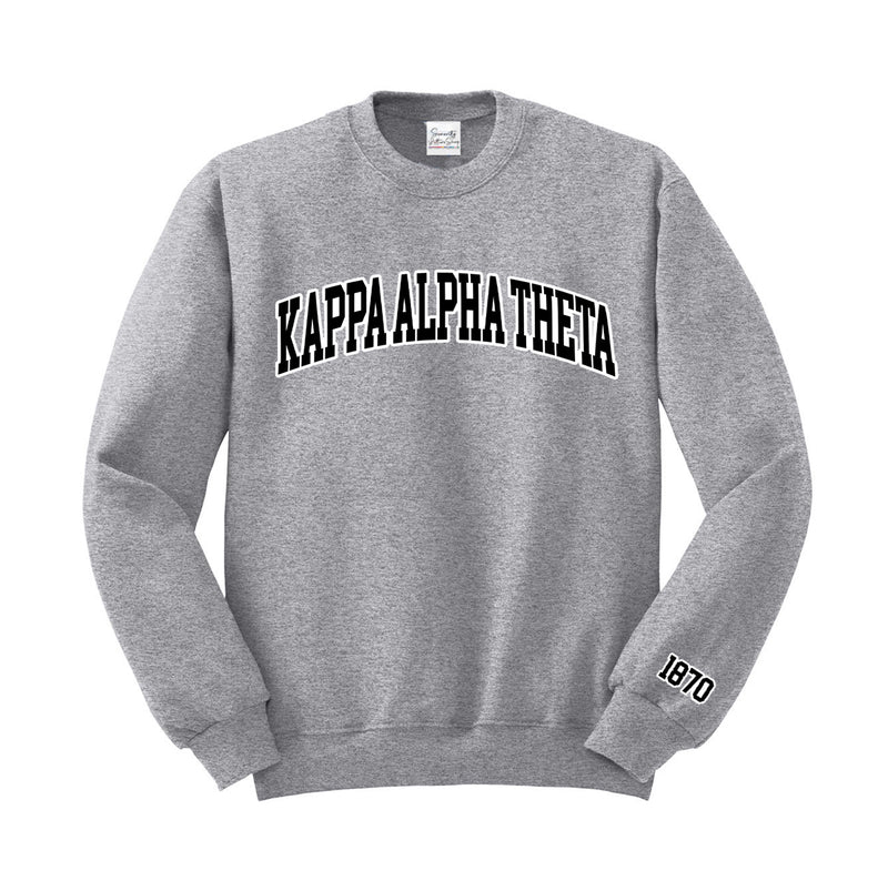 Kappa Alpha Theta Varsity Crewneck