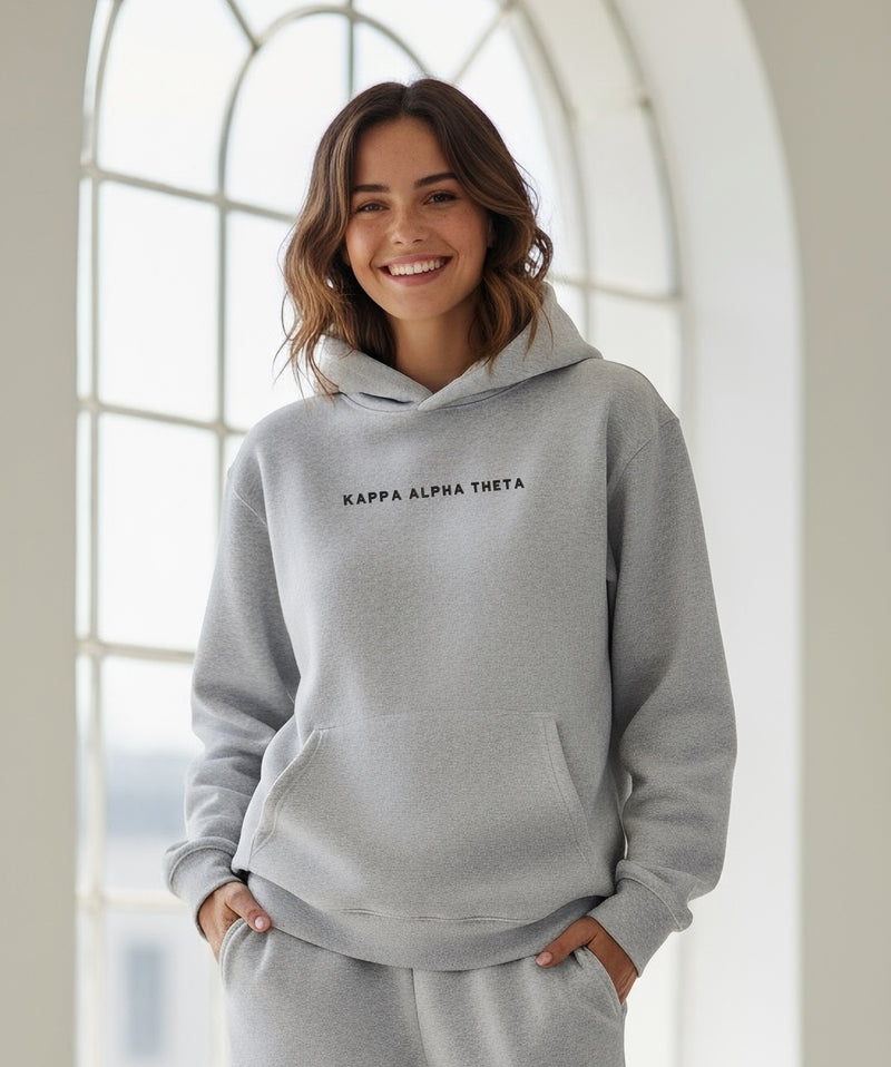 Kappa Alpha Theta Fave Fit Hoodie - Wordmark