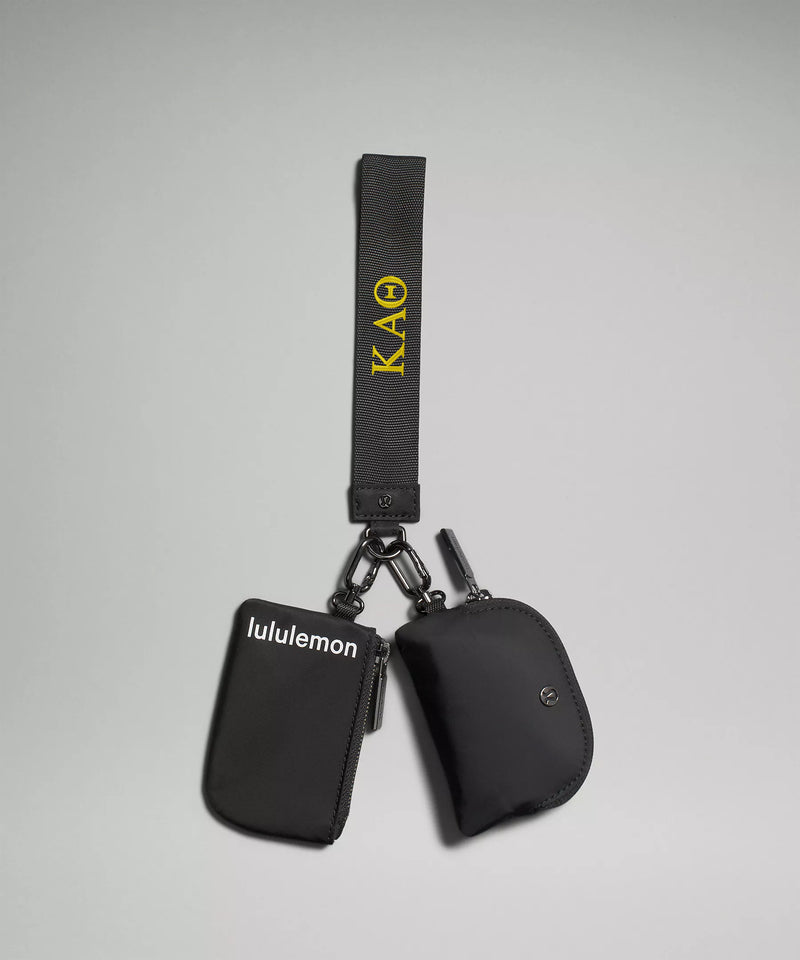Kappa Alpha Theta lululemon Dual Pouch Wristlet