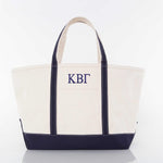 Kappa Beta Gamma Large Canvas Tote Bag