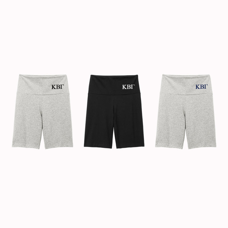 Kappa Beta Gamma High Waist Bike Shorts
