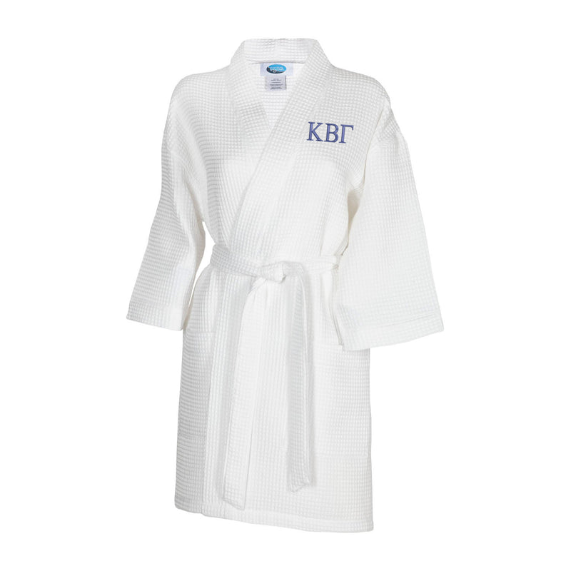 Kappa Beta Gamma Waffle Weave Robe